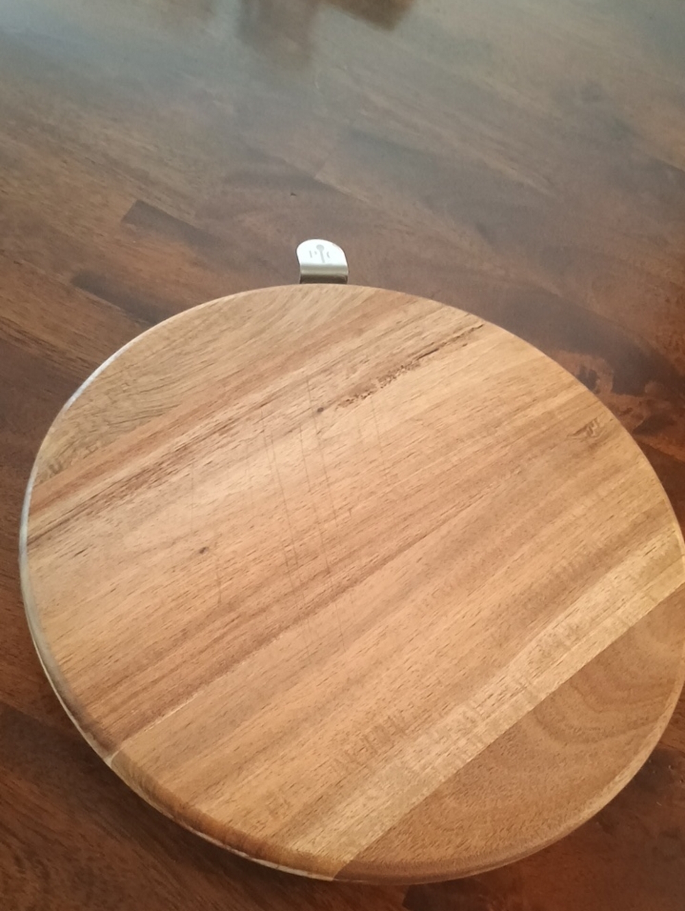 Pampered Chef Round Wooden Lazy Susan